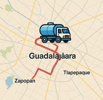 servicio de pipas de agua en zona metropolitana de guadalajara