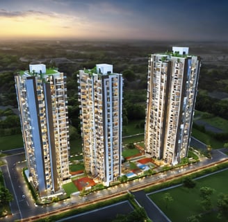 cityscape, showcasing the beautiful surroundings where your dream home will be built.