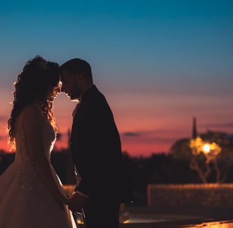 sposi al tramonto a ragusa