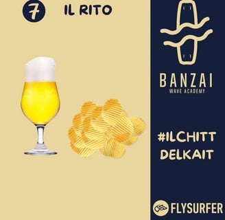 un bicchiere di birra alla spina e una manciata di patatine da consumare insieme dopo una sessione