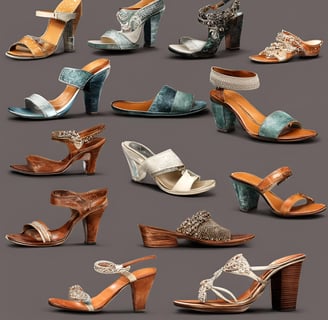 indian-pakistani women footwears