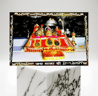 Jai Mata Di Large size frame by Kajal Vaishnavi Products