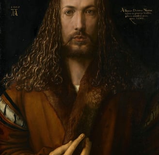 Self-Portrait, Albrecht Dürer, 1500,  Alte Pinakothek, Munich