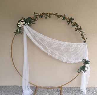 drapé dentelle