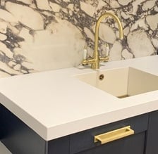 Modern Utility Room with Corian and PORCELANOSA XTONE 