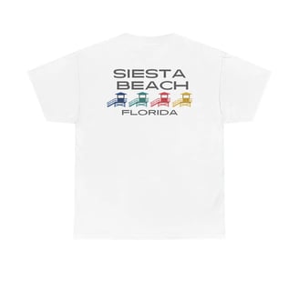 Siesta Beach Lifeguard Towers T-Shirt