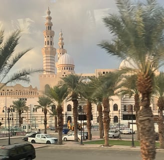 Mosque near Mina in Makkah