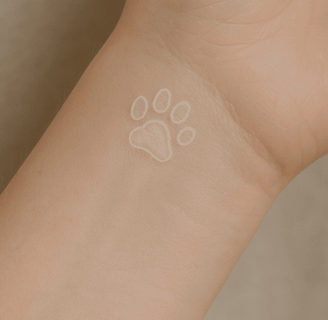 tatuajes en tinta blanca