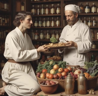 A group of four people engaged in a meeting inside a modern conference room. One person is standing and presenting at a whiteboard filled with a pie chart discussing 'UGC Types', while the others are seated at a table. Laptops and documents are in use, with a large screen displaying an online interface in the background. The room has acoustic wall panels and a neat, modern design.