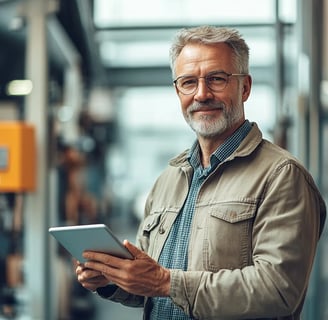 Hervé, dirigeant d’une PME industrielle à Bressuire