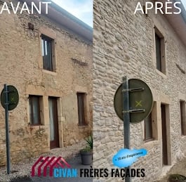Joint de pierre réalisé par Civan Frères Façades