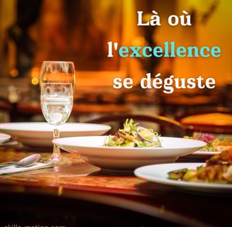 slogan de restaurant de luxe