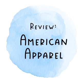 Hosiery Review: American Apparel Opaque Tights