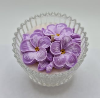 Osmanthus scented candle from the perfumeries of Grasse (France) from the elegant collection