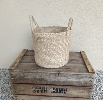 panier jute petit format