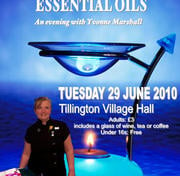 Yvonne`s ad for a public talk she gave in Tilington