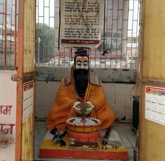 Lord Parashuram doing Matrugaya Pooja in Siddhpur