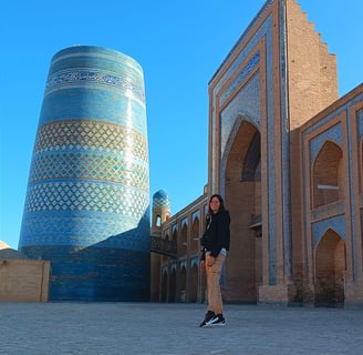 Città di Khiva in Uzbekistan