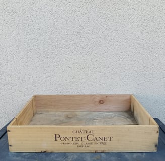 Longue caisse vin