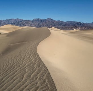Death Valley, CA - san dunes in the desert