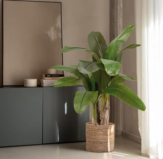 Maia Shop | Platanera Artificial | Plantas Artificiales Decorativas | Medidas: 120 x 60 cm | Planta 