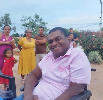 Hélio Alves, ativista quilombola e líder comunitário da Comunidade de São Tomé