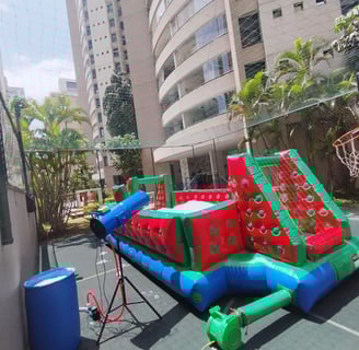 Super futebol de sabão com canhão de espuma para diversao de adultos e crianças