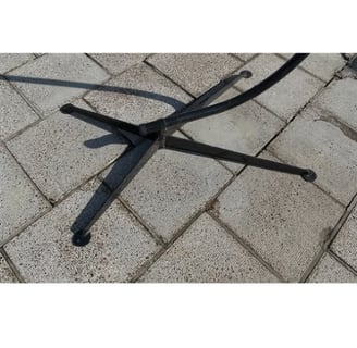 Driveway rust removal result