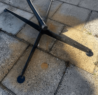 Driveway rust removal