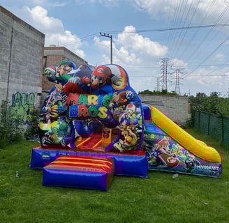 inflable mario kart