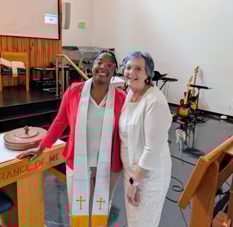 My 1st Time Serving Communion!