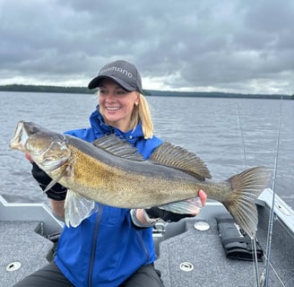 Memorable Swedish fishing achievement: personal record catch, a zander.