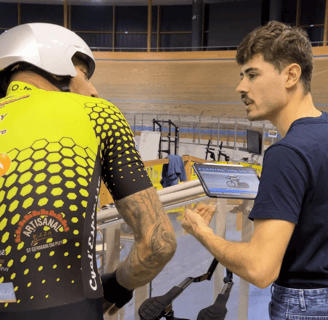 Test aérodynamique vélodrome Bourges aeroguigz