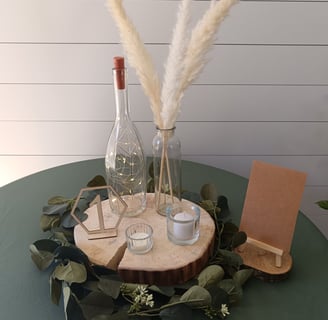 pack centre de table champêtre