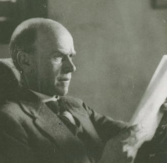 portrait du psyschologue et sociologue Elton Mayo