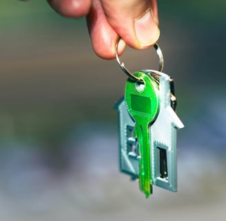 Keys for new home for move in cleaning service