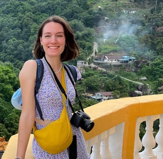 Marzia in cima al Kek Lok Si Temple, a Georgetown, Malesia