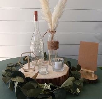 pack centre de table champêtre
