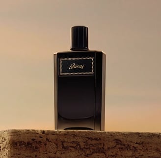 brioni fragrance bottle graphic