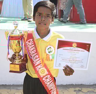 Daksh Bhelawe Under 14 - 20 mtr - Bhonsla