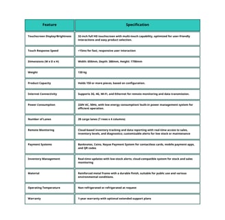 VG 21,5" Datasheet