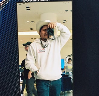 Self-portrait at the F1 experience in Las Vegas