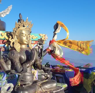 hiking, trekking, nepal, himalayas, sailung, kalinchowk, temple, shailung, kathmandu, nature