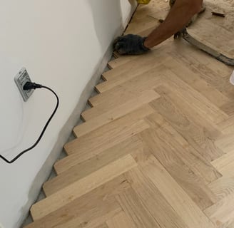 Nyt gulv - installation