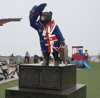 statue of Paddington in Lima