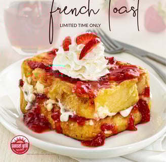 Strawberry French Toast POP Poster by Katherine Widziak
