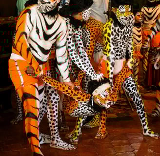 tiger dance in udupi