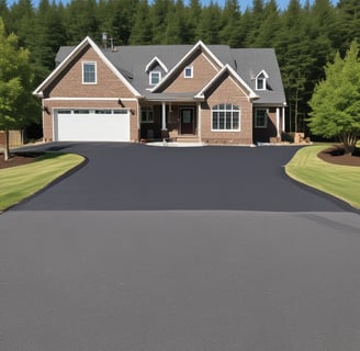 Blacktop driveway in New Windsor Maryland