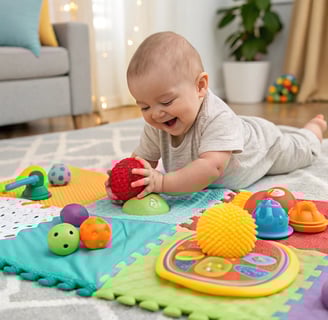 Activités sensorielles pour stimuler bebe