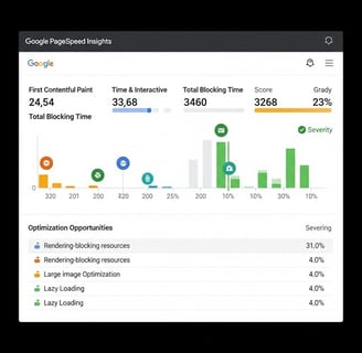 Here's an image visualizing Google PageSpeed Insights